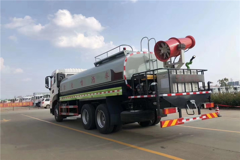 東風(fēng)天龍后八輪20噸噴霧車，國(guó)六綠化噴灑車